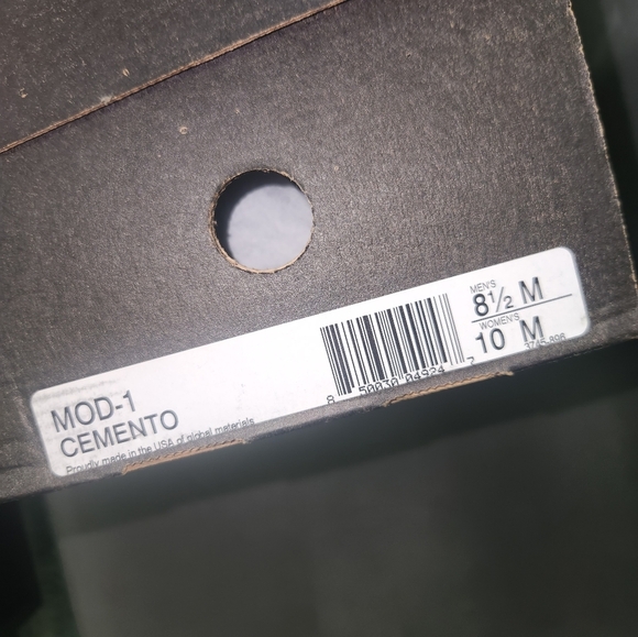 New in box Woobies Mod 1 Shoes Mens Canvas Cemento Gray Lo Top Lace Up‎ - Picture 14 of 14